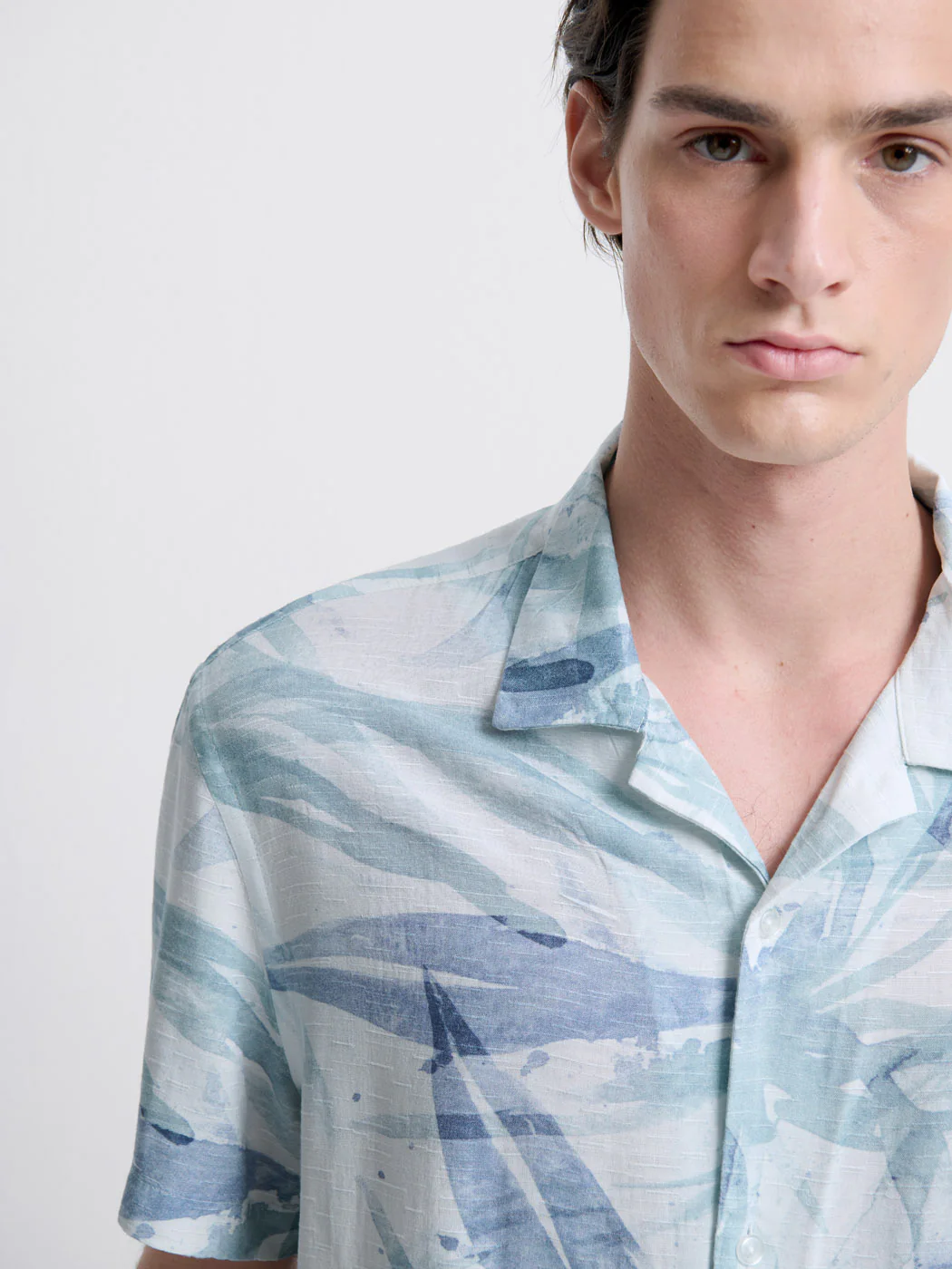 Chemise manches courtes regular à motif - Image 5