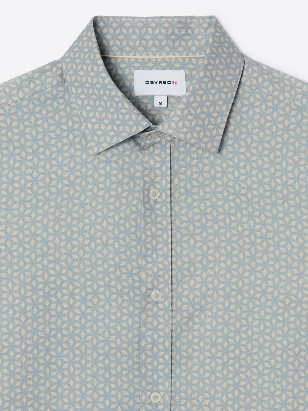 Chemise manches courtes slim à motif - Image 5
