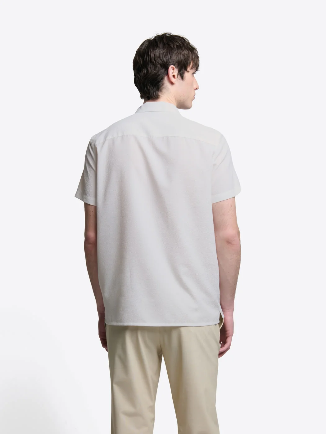 Chemise manches courtes en seersucker - Image 2
