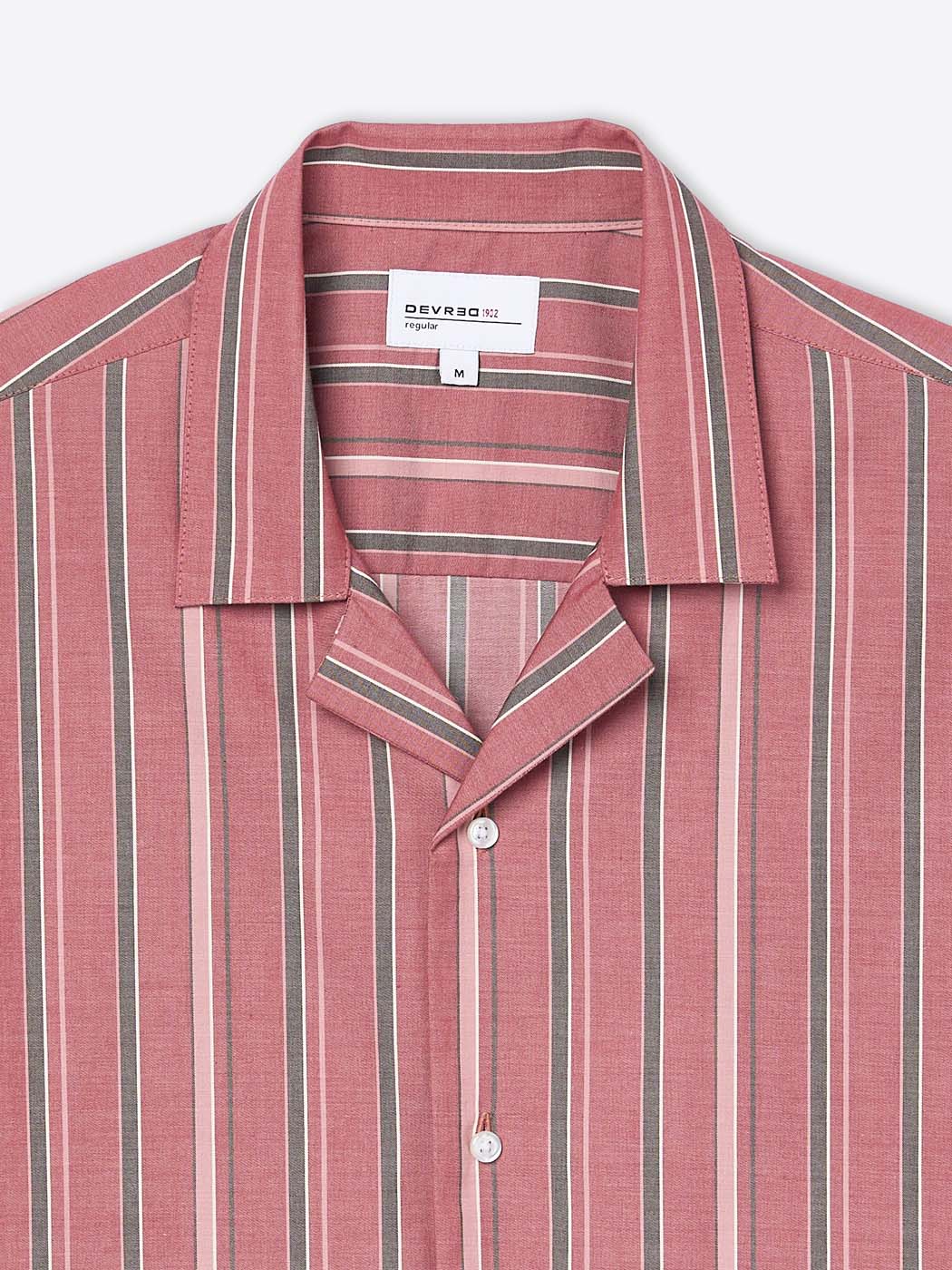 Chemise manches courtes slim rayée - Image 5