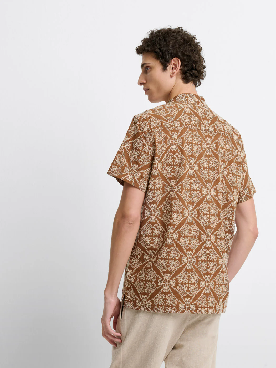 Chemise manches courtes regular brodée - Image 2