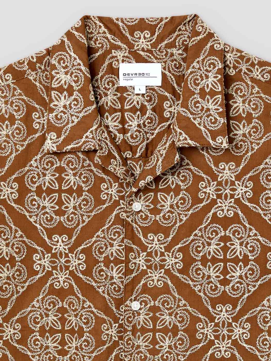 Chemise manches courtes regular brodée - Image 5