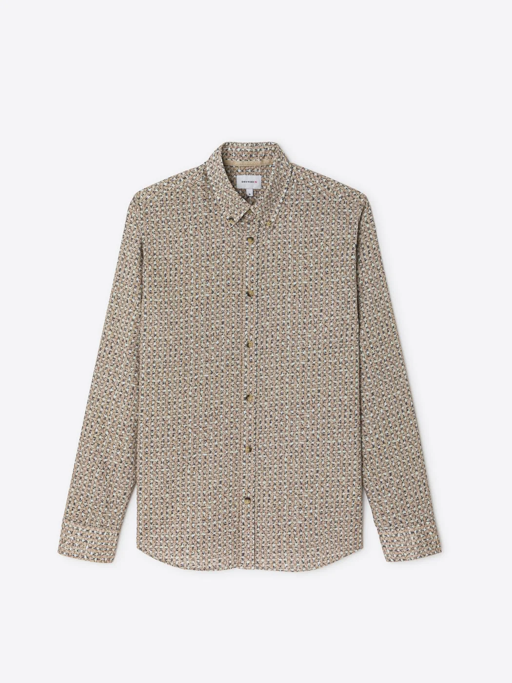 Chemise slim en coton fantaisie - Image 3
