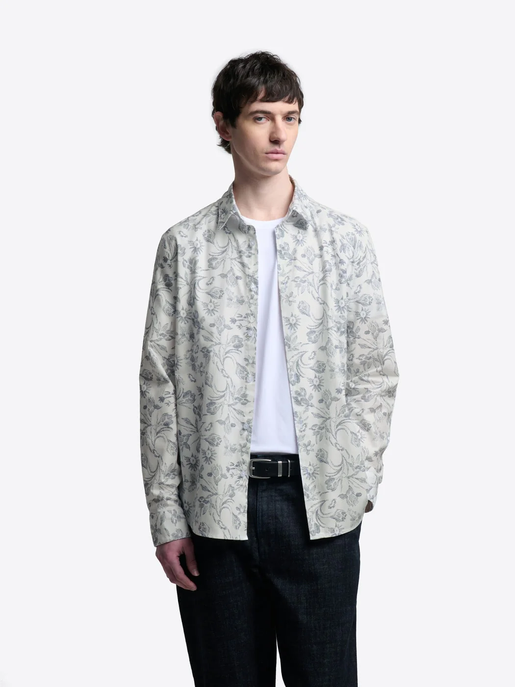 Chemise slim fleurie