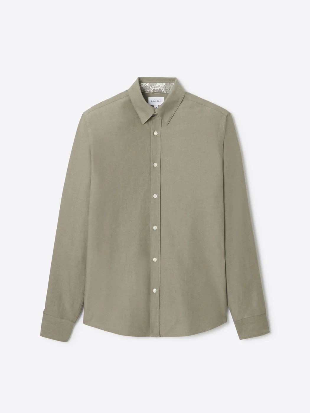 Chemise slim en coton bio unie - Image 3