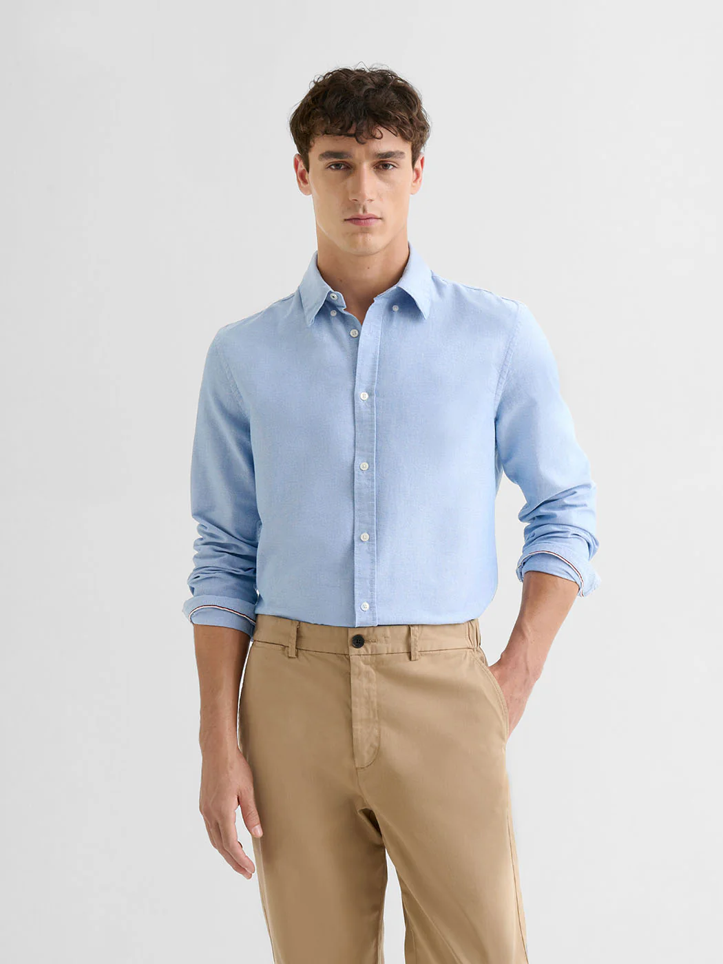 Chemise slim en coton bio