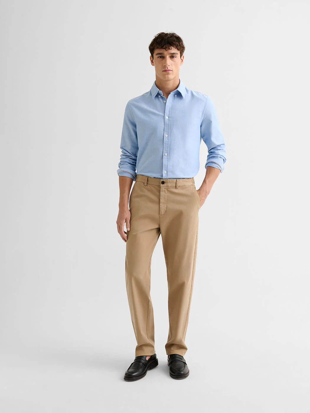 Chemise slim en coton bio - Image 3