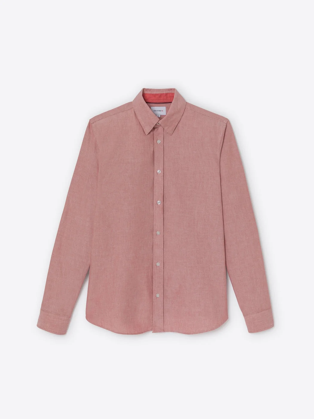 Chemise slim en coton bio unie - Image 3