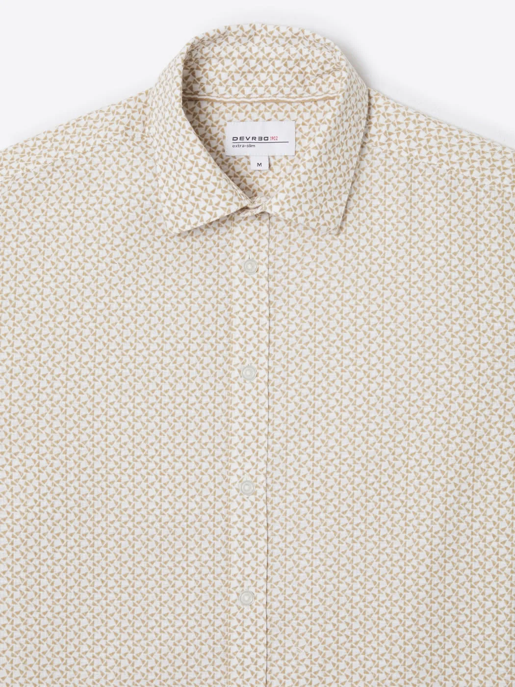 Chemise extraslim stretch à motif - Image 5