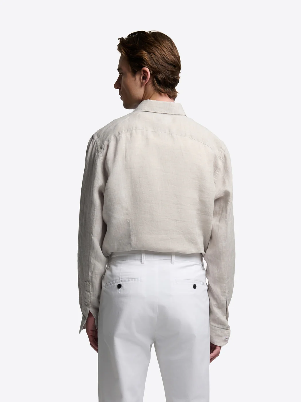 Chemise slim en lin - Image 2