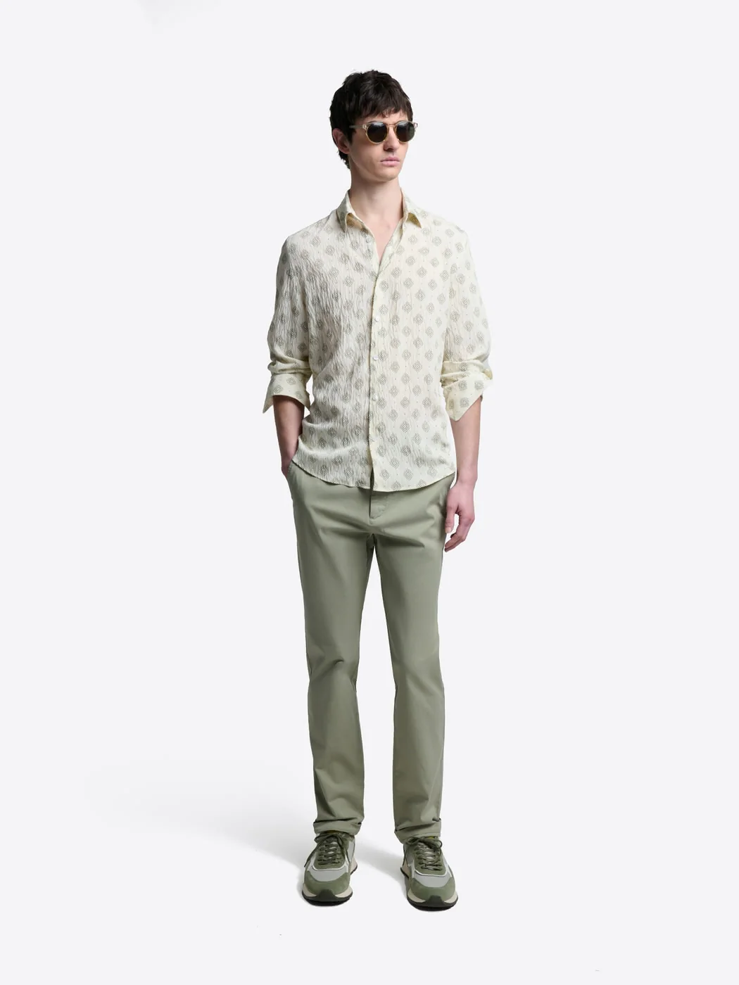 Chemise à motif en viscose certifiée - Image 4
