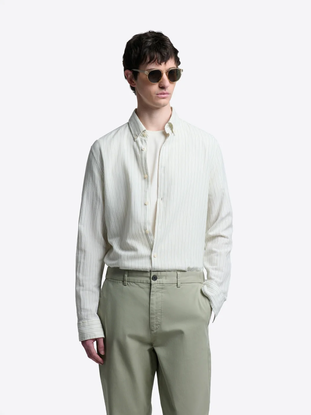 Chemise slim rayée