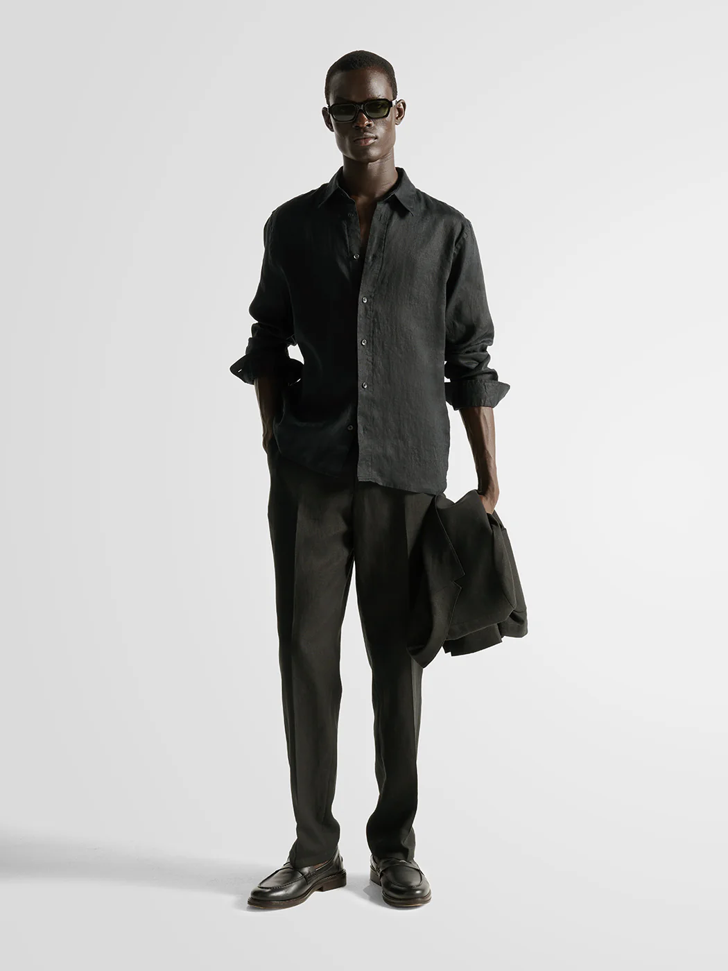 Chemise regular en lin - L'atelier - Image 4