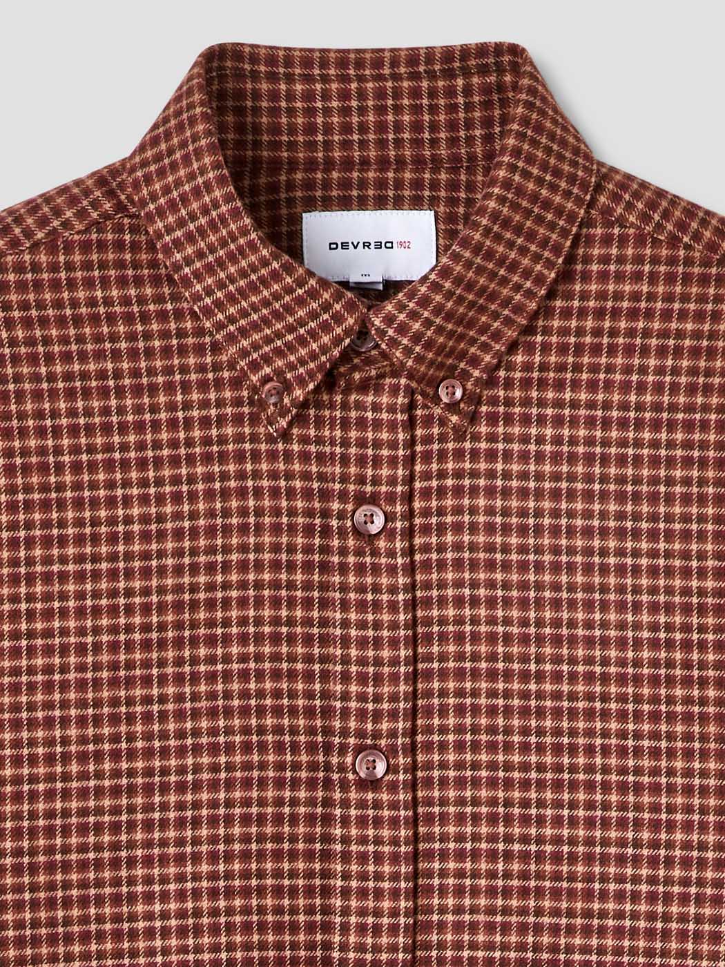 Chemise slim en coton Ă carreaux - Image 5