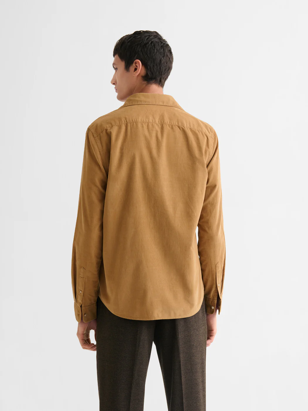 Chemise slim en velours - Image 2