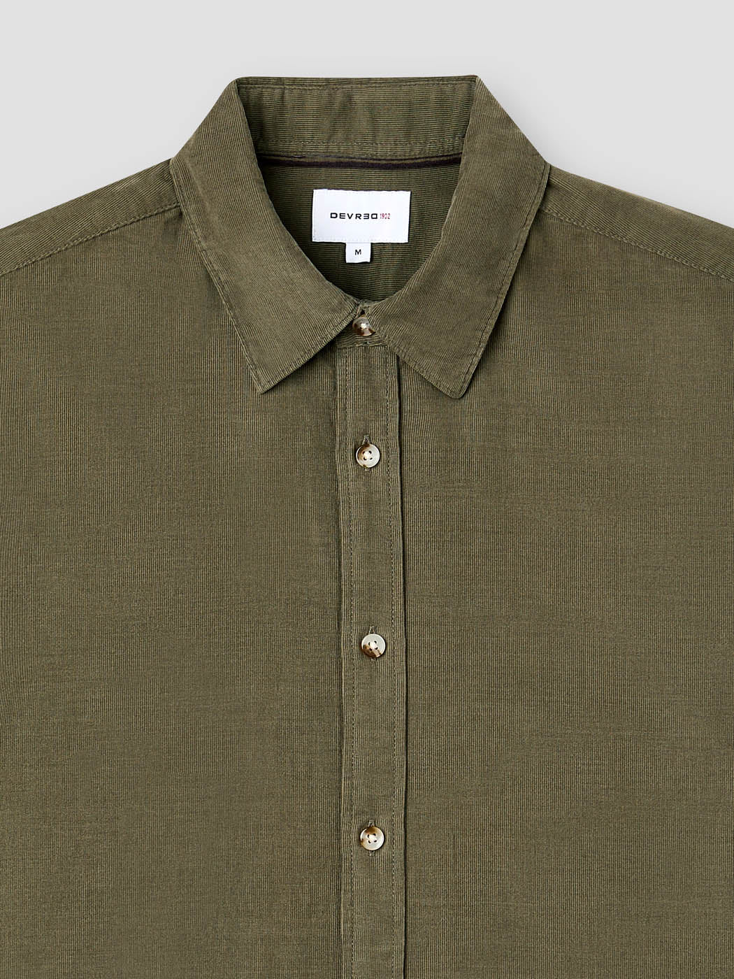 Chemise slim en velours - Image 5