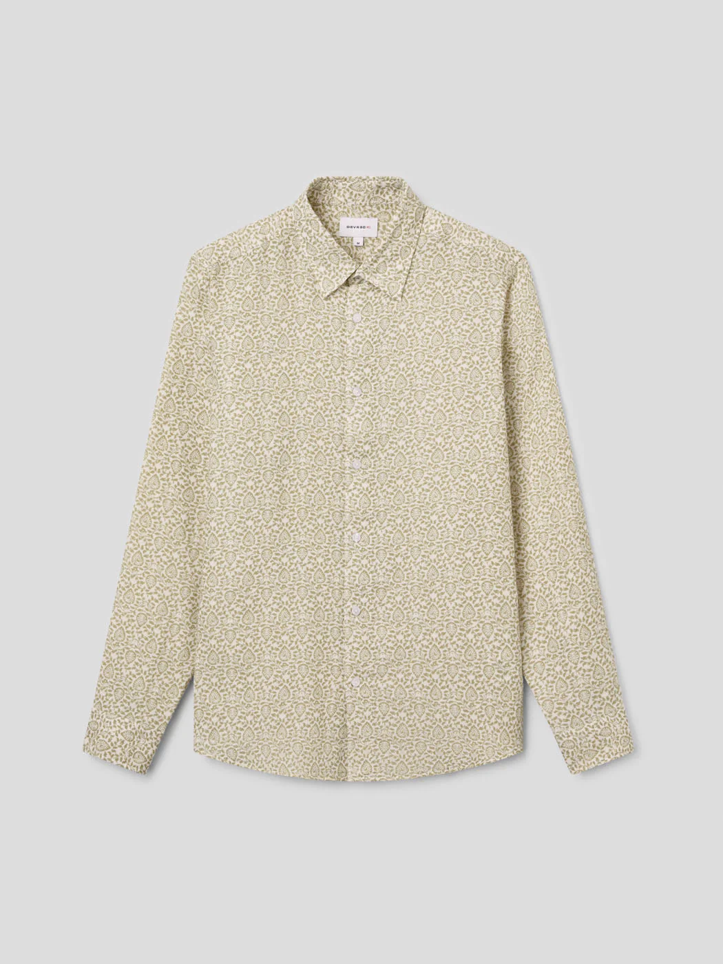 Chemise slim en coton à motif - Image 3