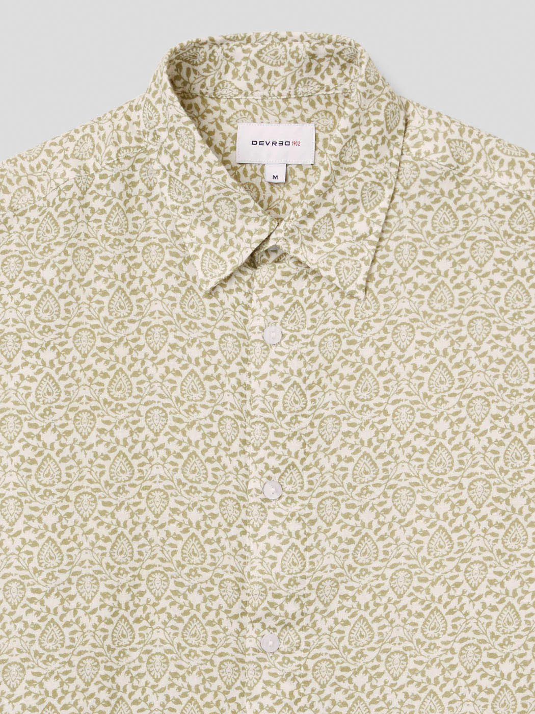 Chemise slim en coton à motif - Image 5