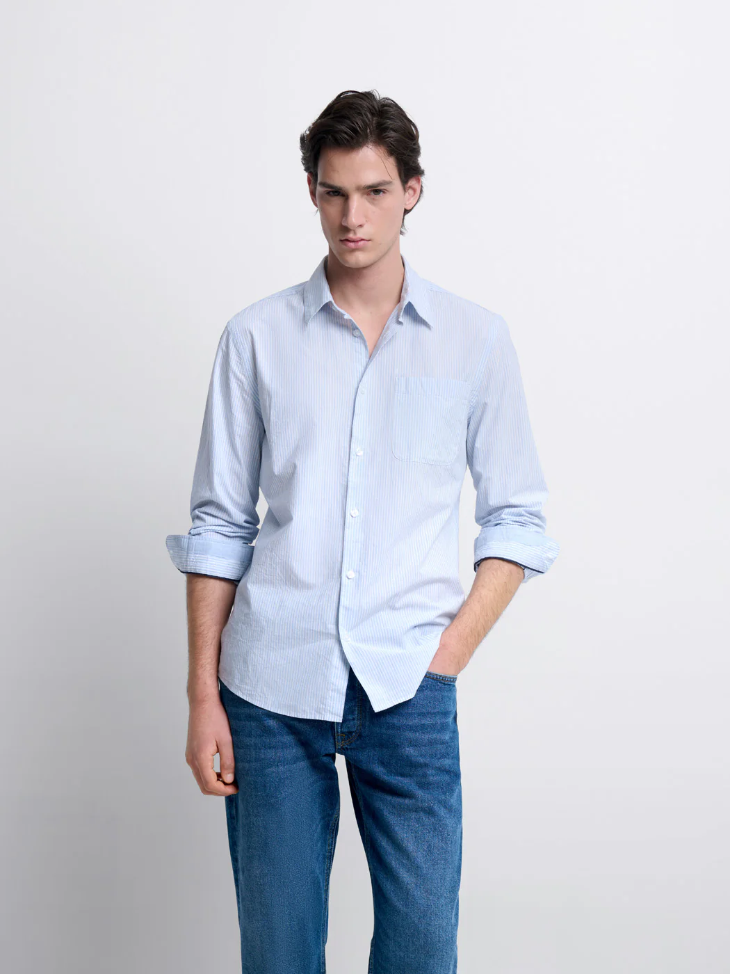 Chemise slim rayée