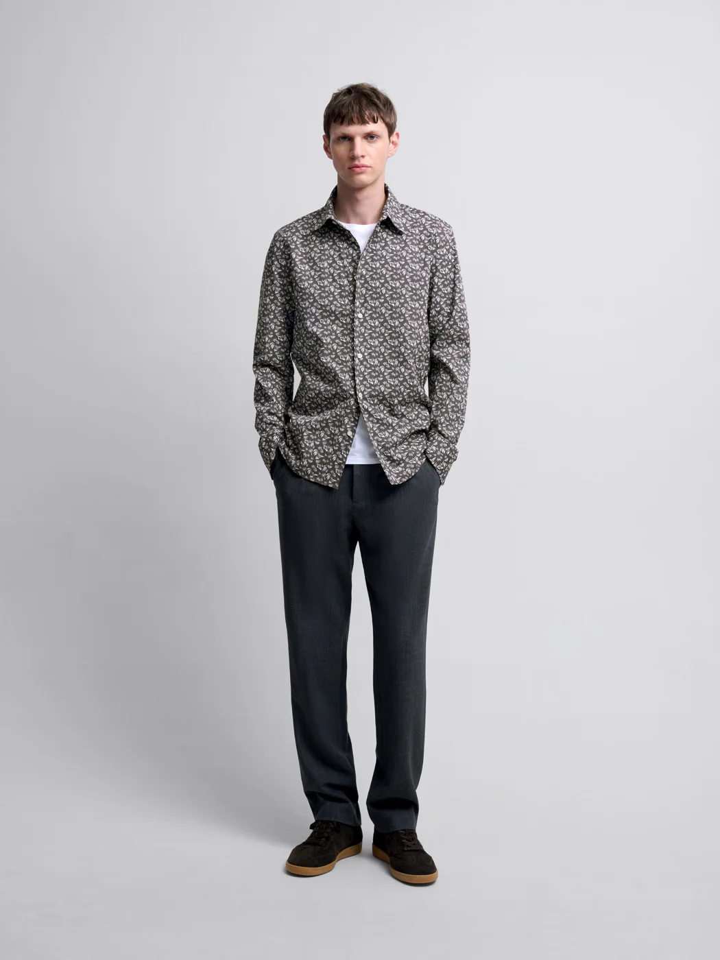 Chemise slim à motifs - Image 4