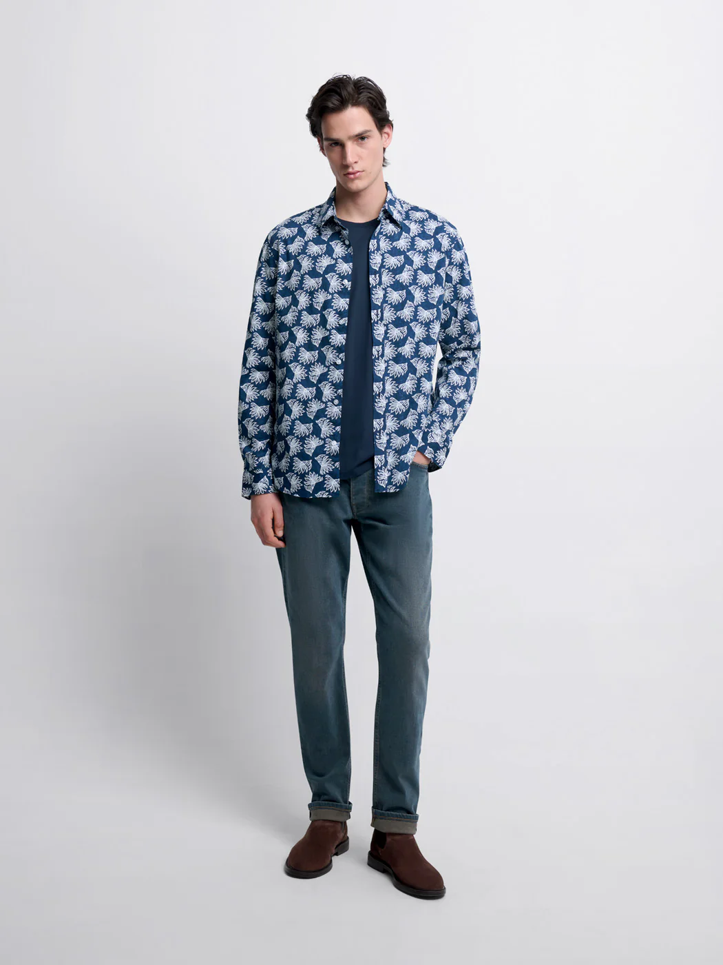 Chemise slim fleurie - Image 4
