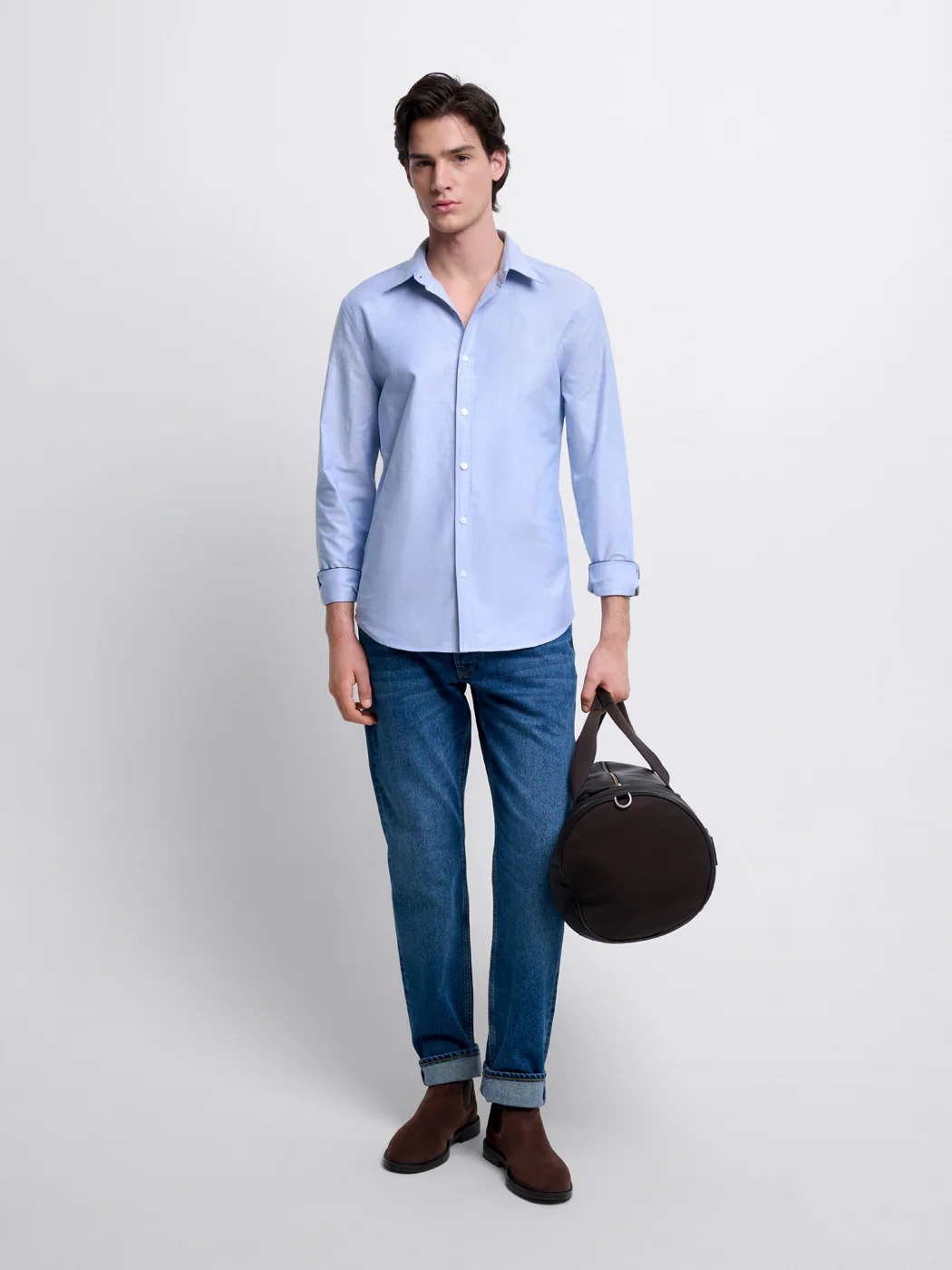 Chemise slim en coton bio - Image 4