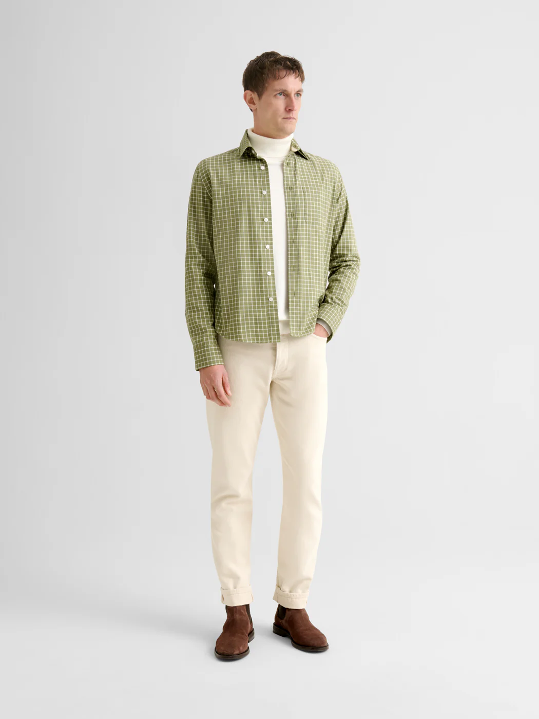 Chemise regular Ă carreaux - Image 3