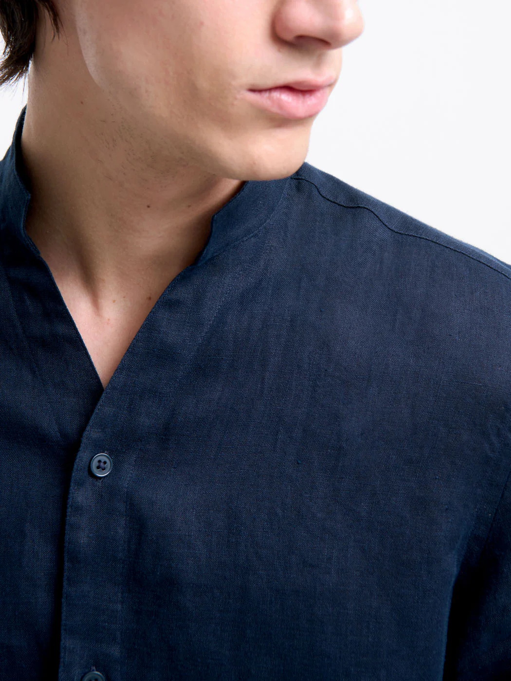 Chemise slim en lin - Image 5