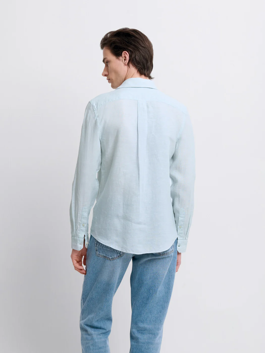 Chemise slim en lin - Image 2