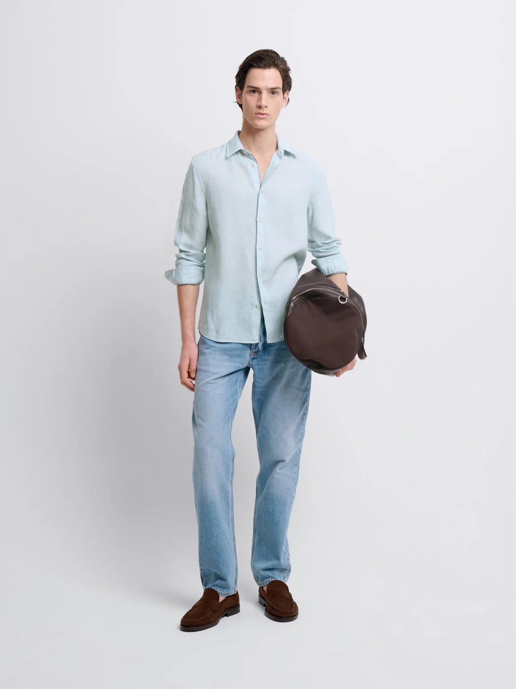 Chemise slim en lin - Image 4