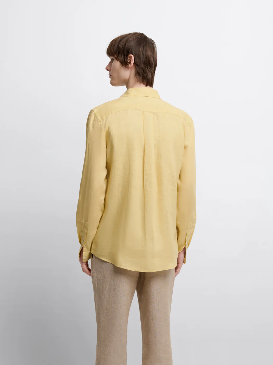 Chemise slim en lin - Image 2