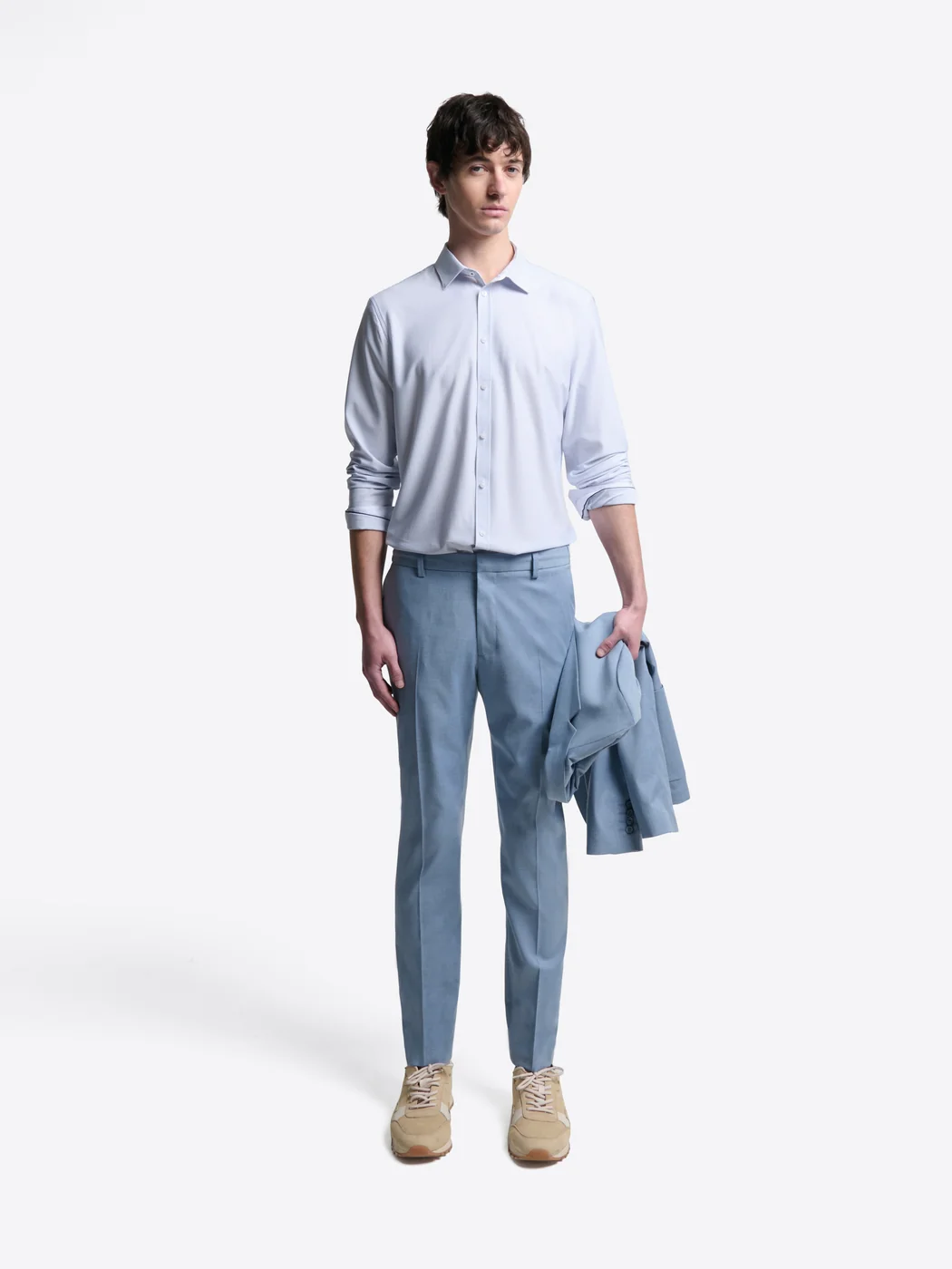 Chemise extraslim tissu traveler rayée - Image 3