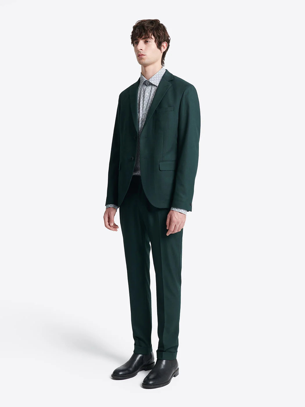 Chemise slim Ă motif - Image 5