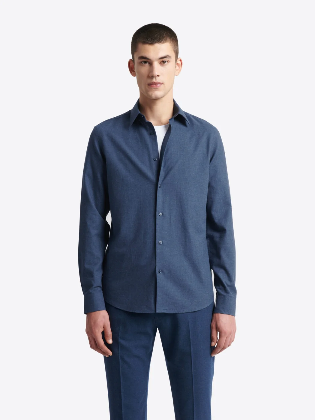 Chemise slim en coton