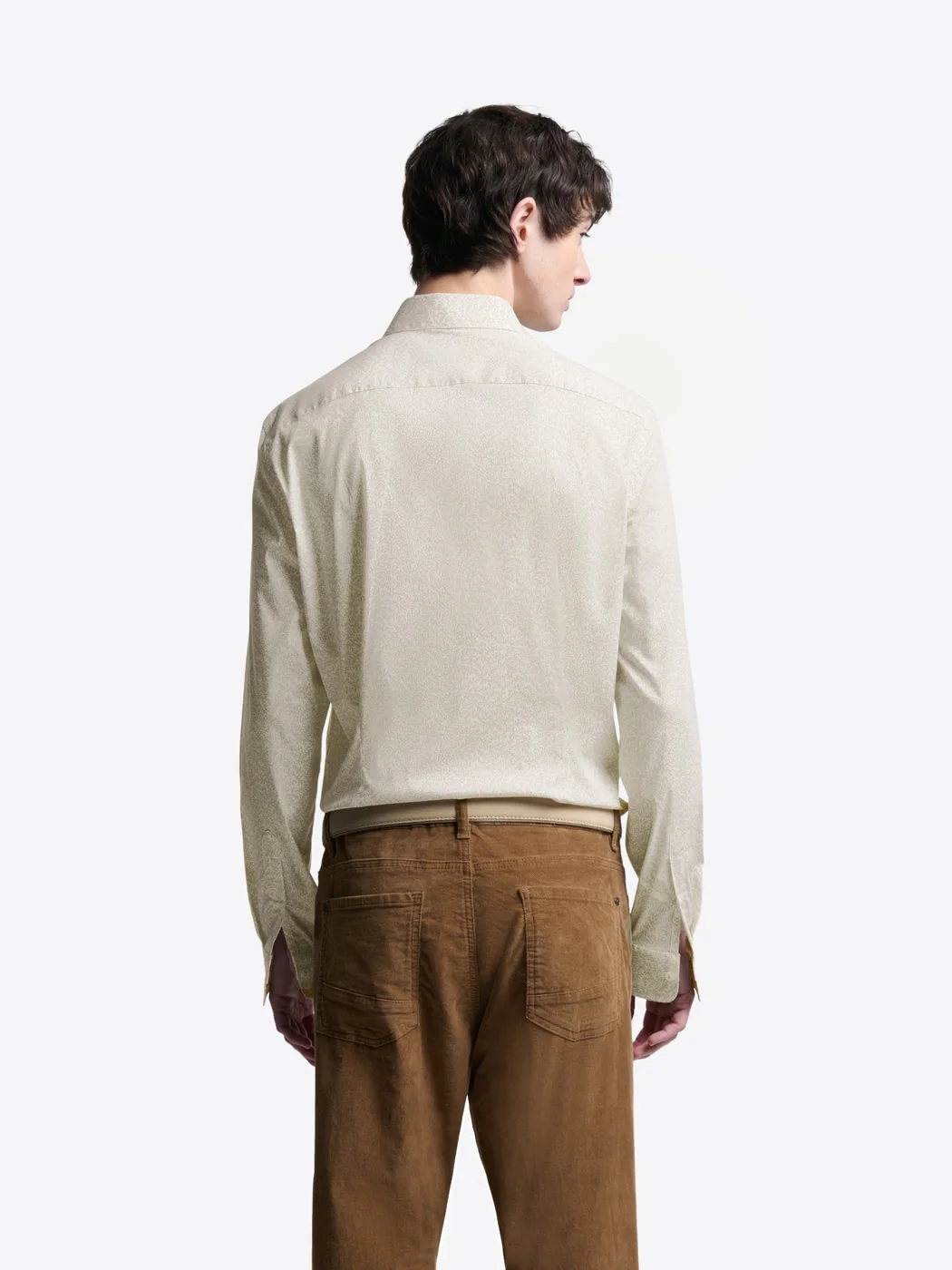 Chemise extraslim stretch à motif - Image 2