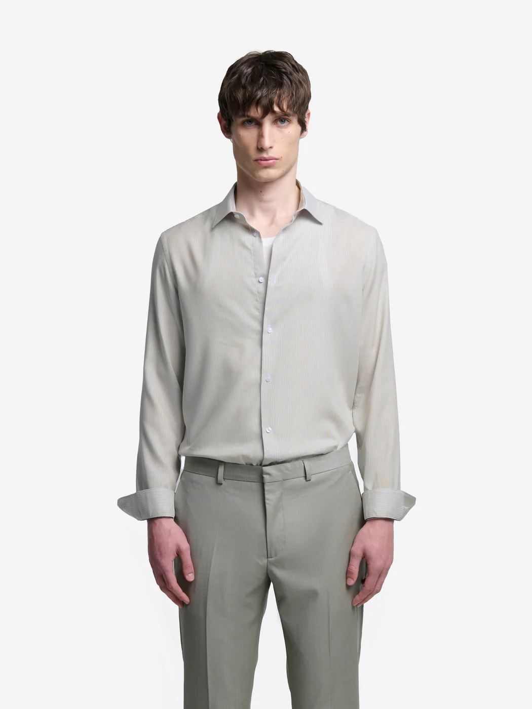 Chemise slim rayée