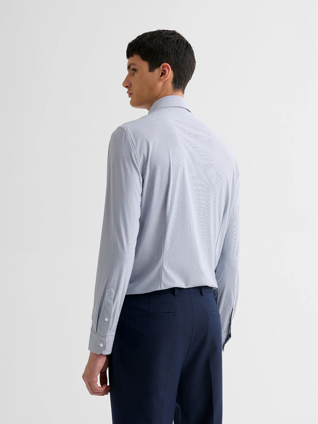 Chemise extraslim stretch Ă motif - Image 2