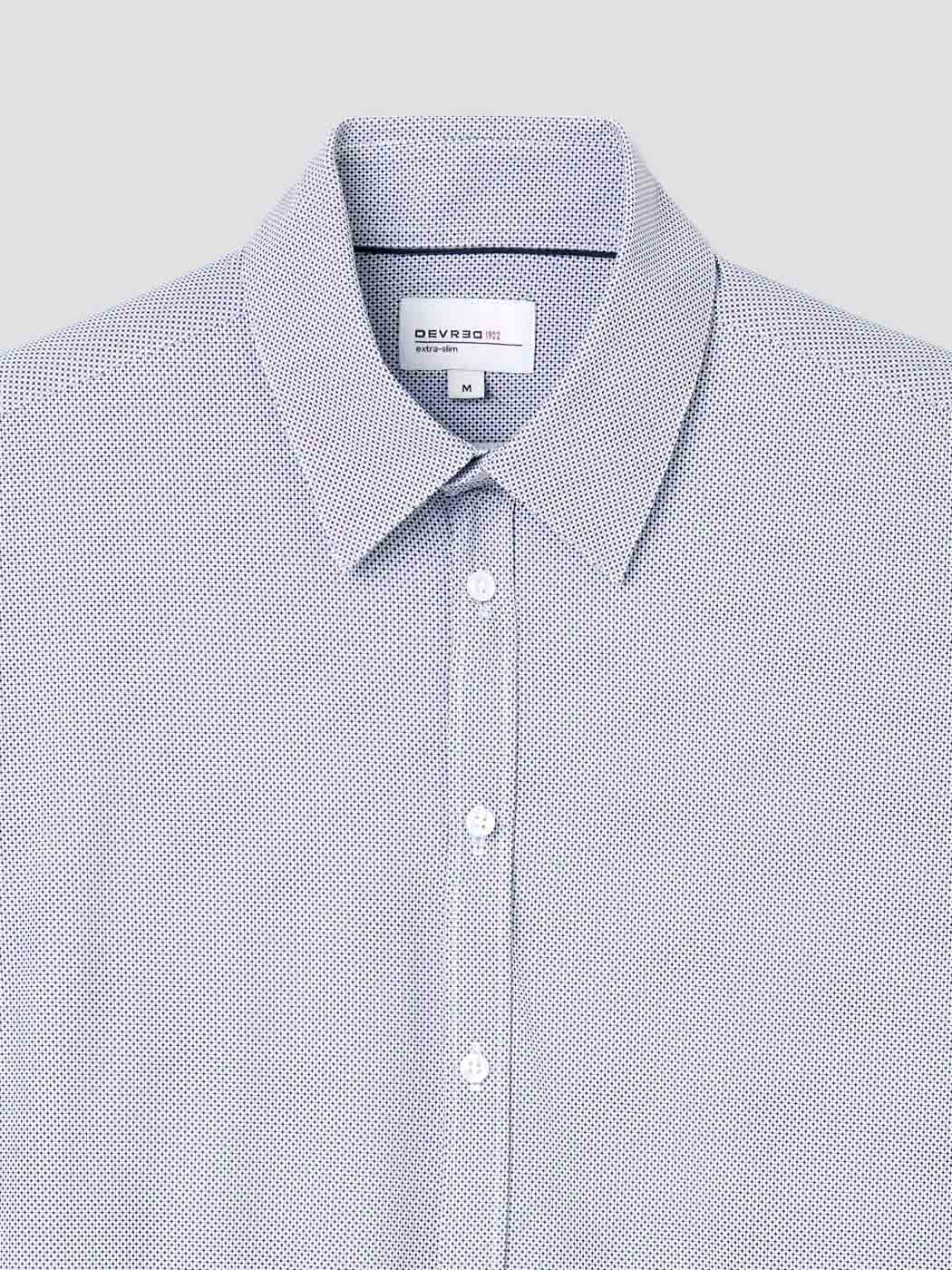 Chemise extraslim stretch Ă motif - Image 5