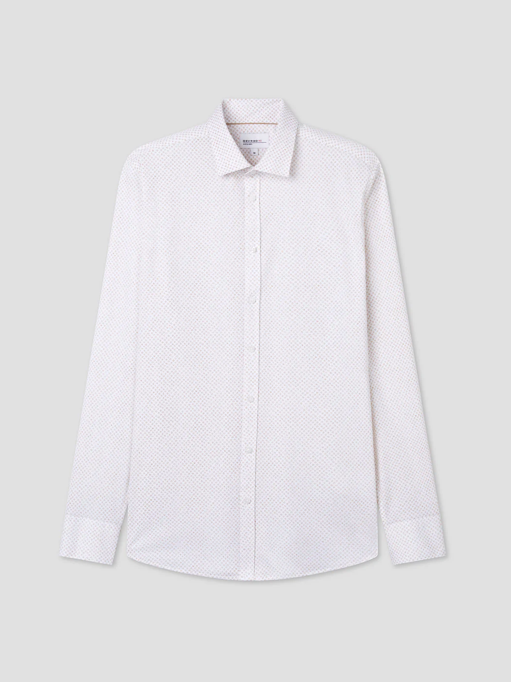 Chemise extraslim tissu traveler Ă motif - Image 3