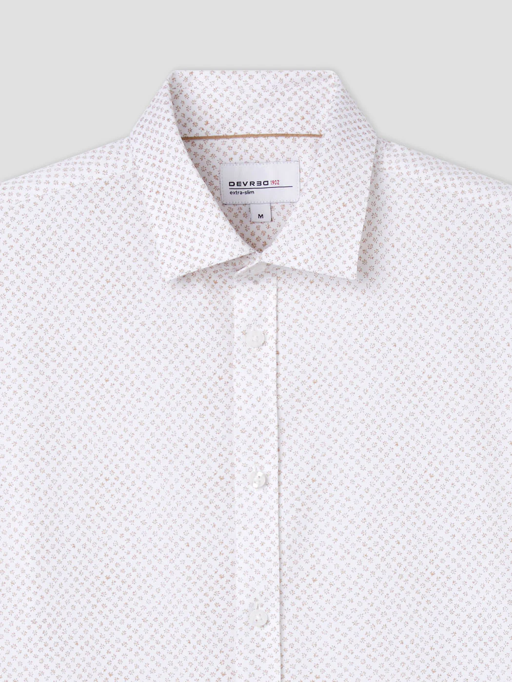 Chemise extraslim tissu traveler Ă motif - Image 5