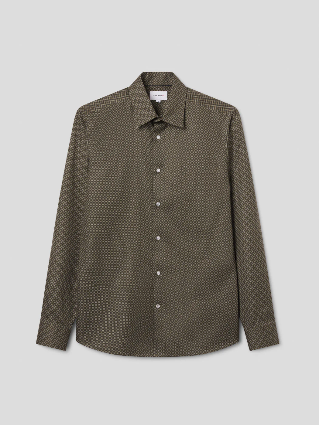 Chemise slim sans repassage Ă motif - Image 3