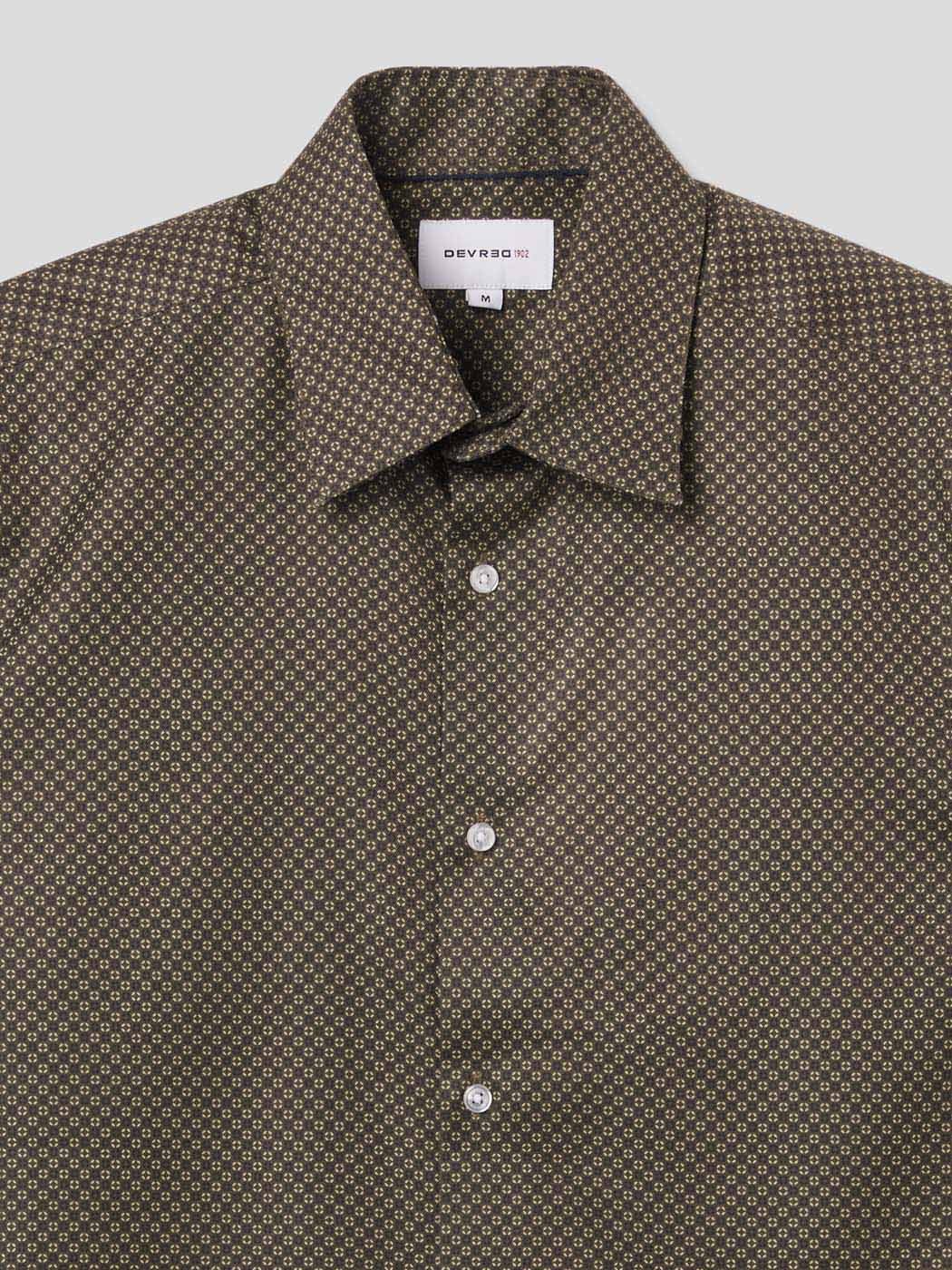 Chemise slim sans repassage Ă motif - Image 5