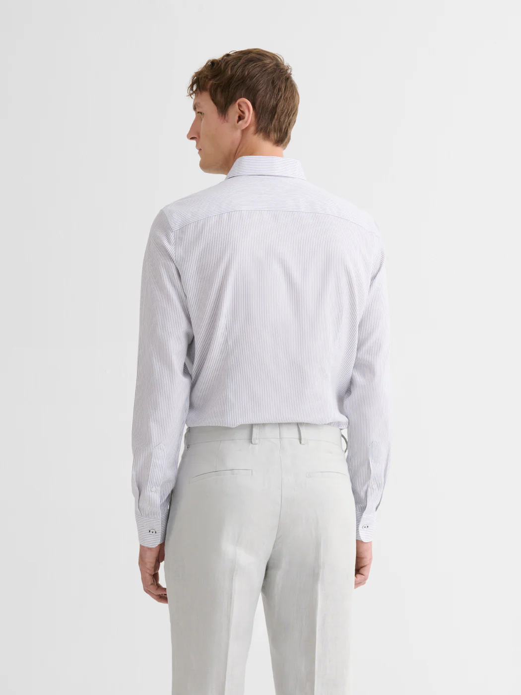 Chemise slim sans repassage rayée - Image 2