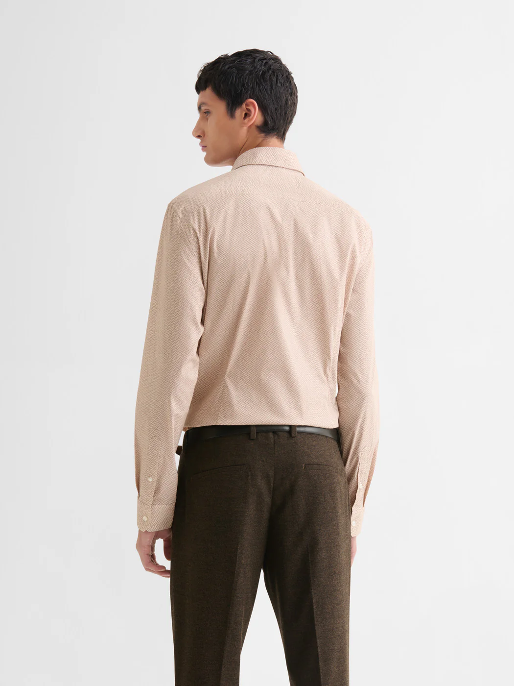 Chemise extraslim stretch Ă motif - Image 2