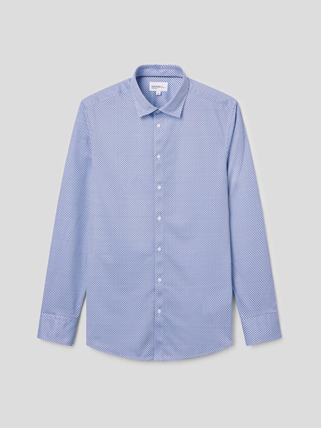 Chemise extraslim tissu traveler à motif - Image 3