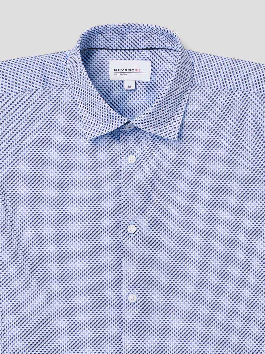 Chemise extraslim tissu traveler à motif - Image 5
