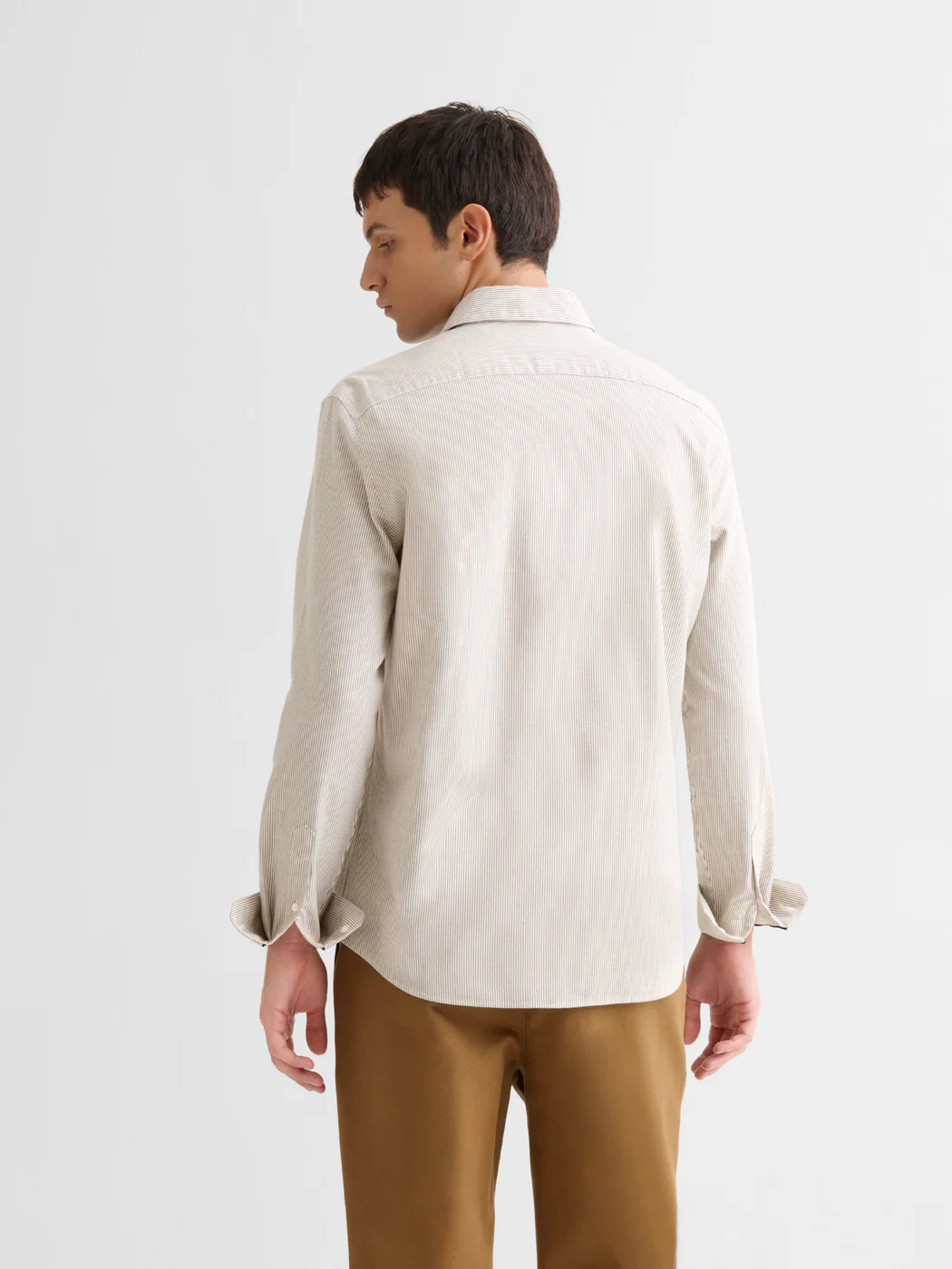 Chemise slim en coton laine - Image 2