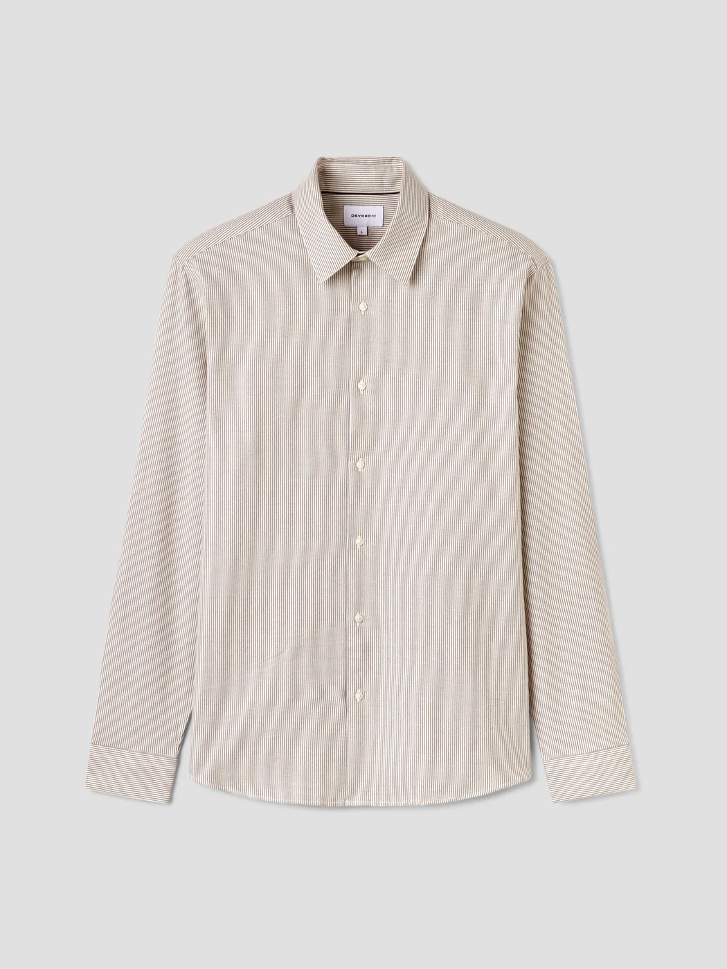 Chemise slim en coton laine - Image 3
