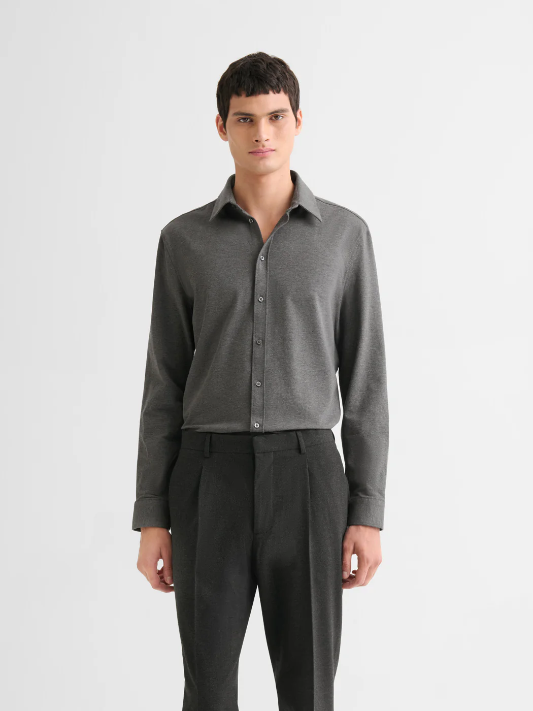Chemise extraslim stretch en jersey