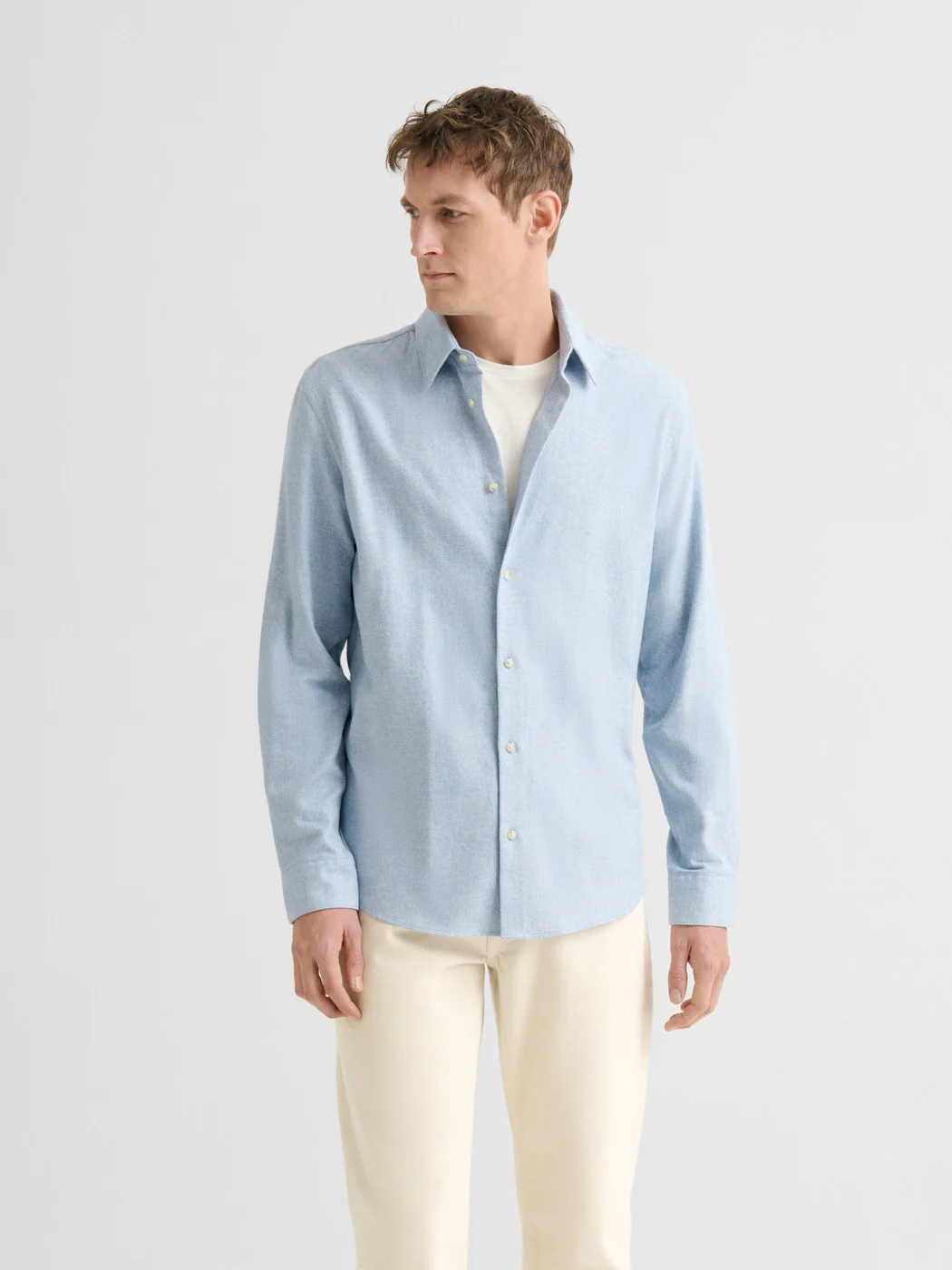 Chemise slim en coton